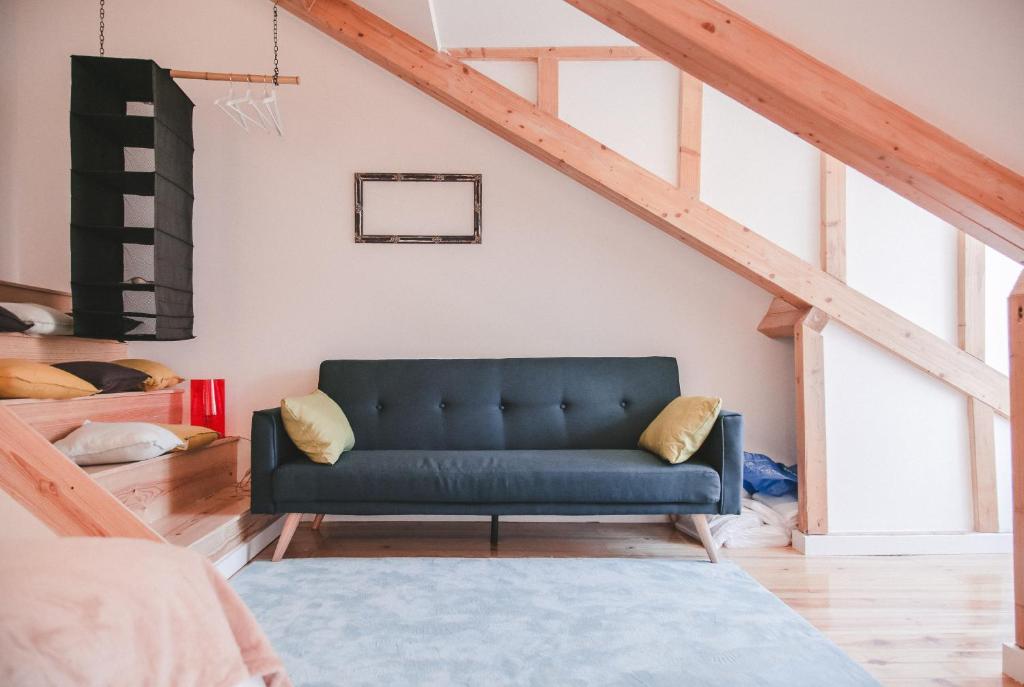 Posezení v ubytování DOWNTOWN FASHION APARTMENT