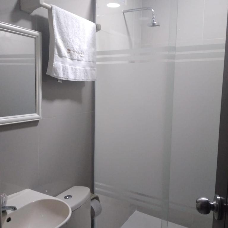 Koupelna v ubytování Hotel Terrazas Del Mar