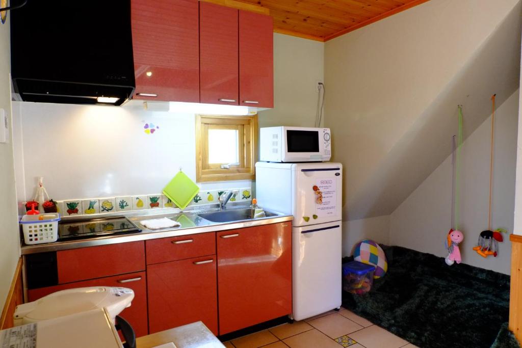 Kuchyň nebo kuchyňský kout v ubytování La Posada
