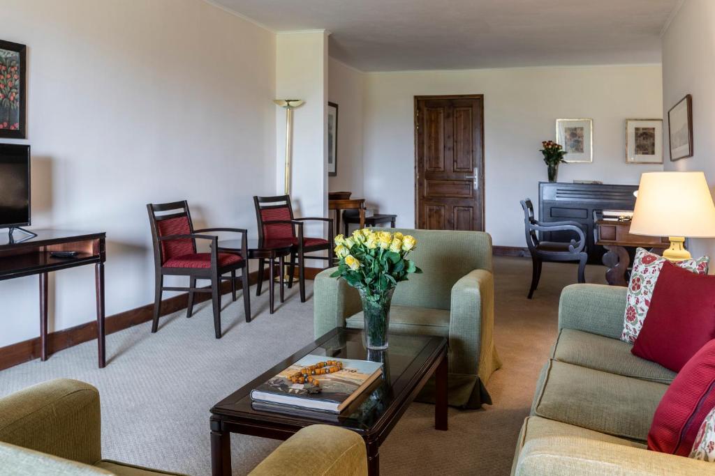 Posezení v ubytování Amalia Hotel Kalambaka