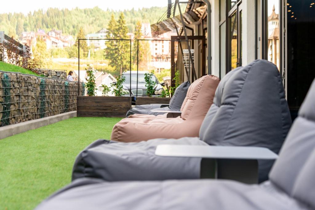 Posezení v ubytování Bukville Hotel & SPA