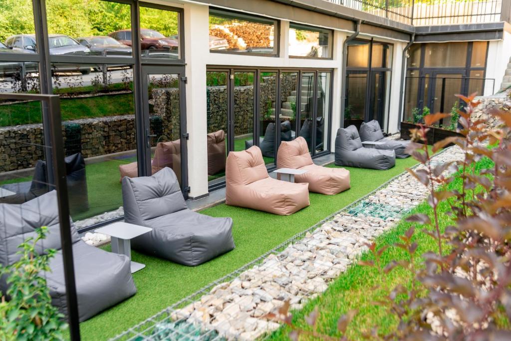 Zahrada ubytování Bukville Hotel & SPA