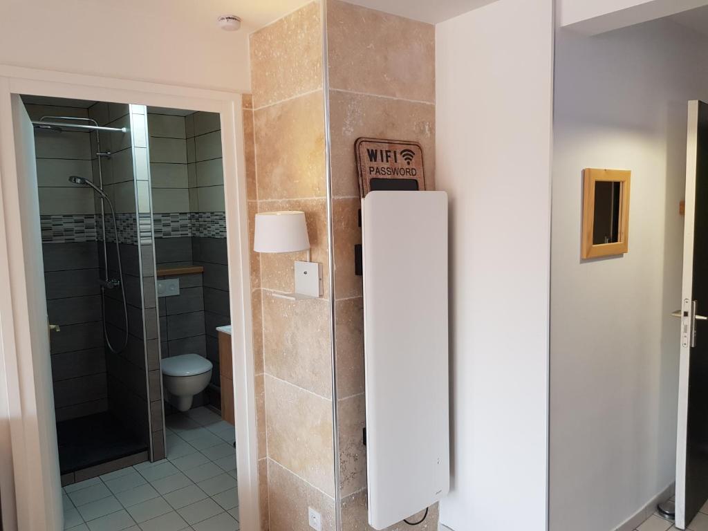 Kúpeľňa v ubytovaní Compostela