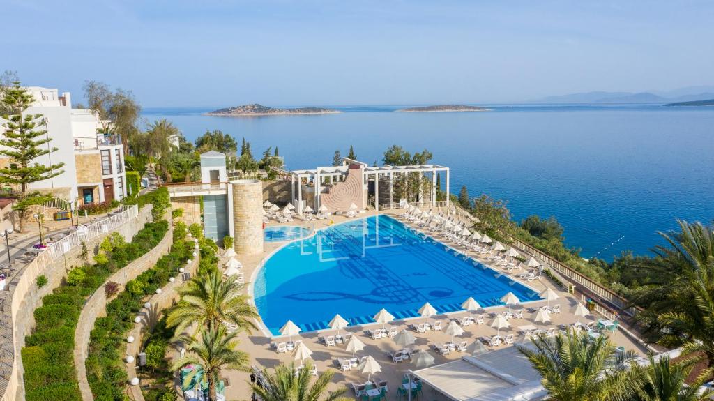 Bazén v ubytování Duja Bodrum nebo v jeho okolí