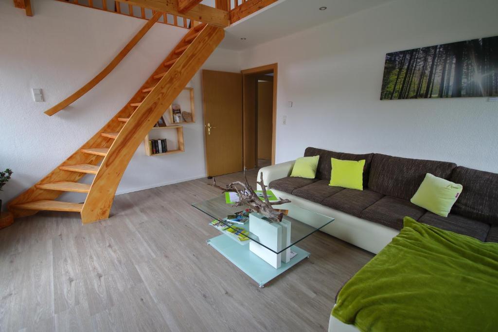 Posezení v ubytování Ferienwohnung (R)Auszeit
