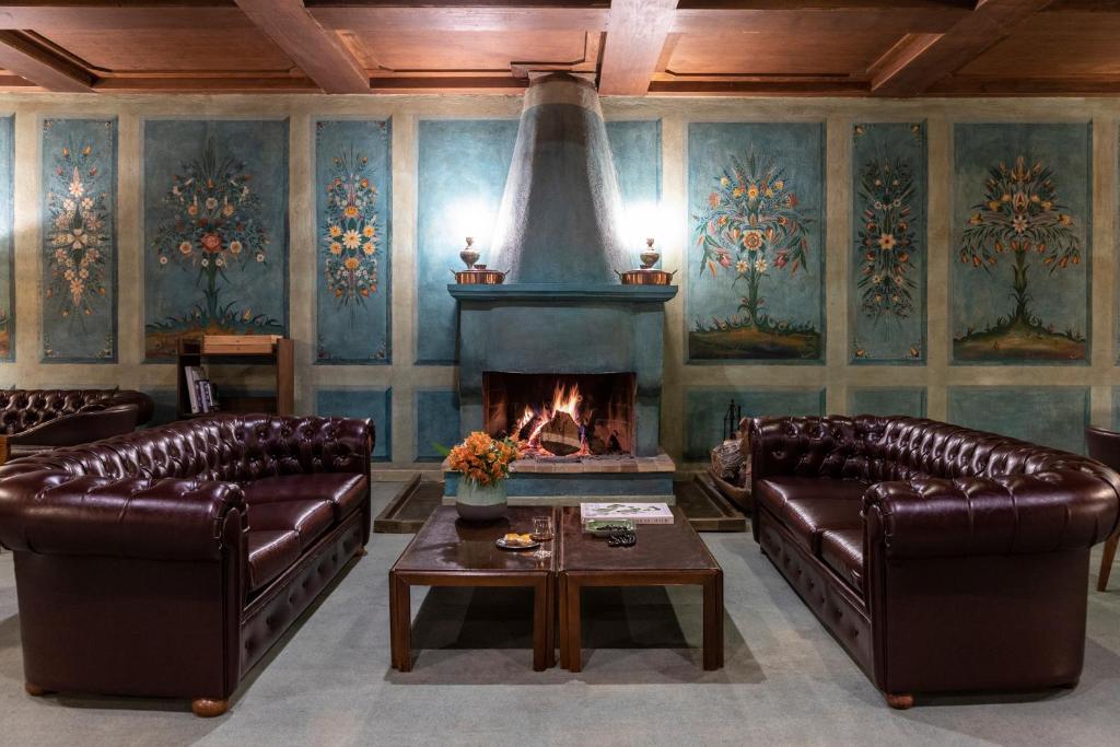 Posezení v ubytování Amalia Hotel Kalambaka