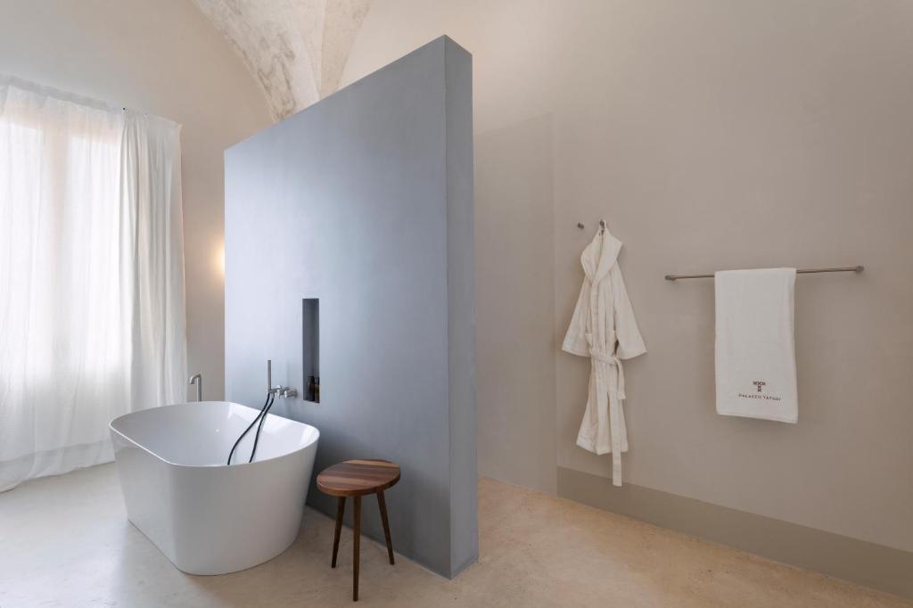 Koupelna v ubytování Palazzo Tafuri Boutique Hotel
