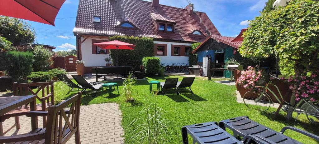Zahrada ubytování PROMYK - Apartamenty & Pokoje - dla dorosłych