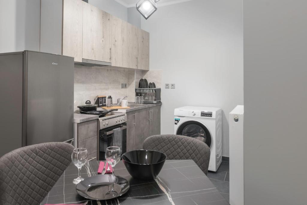 Kuchyňa alebo kuchynka v ubytovaní Dream Apartment "self check in"