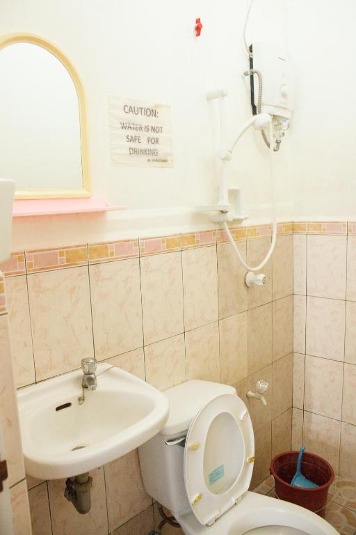 Koupelna v ubytování GV Hotel - Baybay