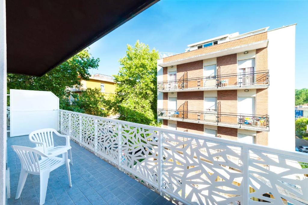 Balkón nebo terasa v ubytování Mantovani Hotel Murano & Mariù