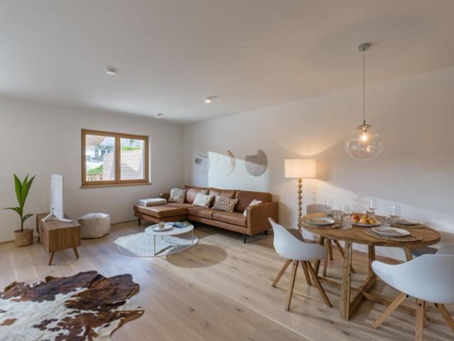 Posezení v ubytování Apartment Hideaway - Stylisch, ruhig, Topausstattung, Infrarotsauna, Dachterrasse