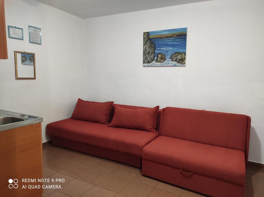 Posezení v ubytování Apartmani Grozdanic Canj