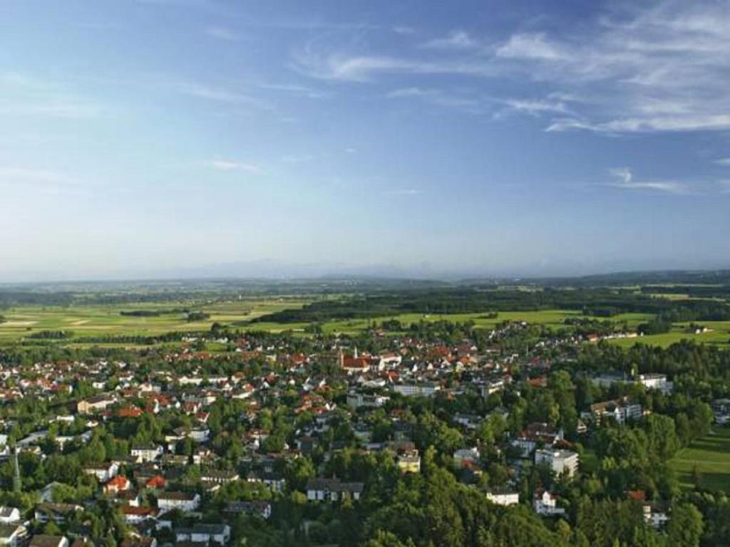Letecký snímek ubytování Kurhotel Eichwaldeck