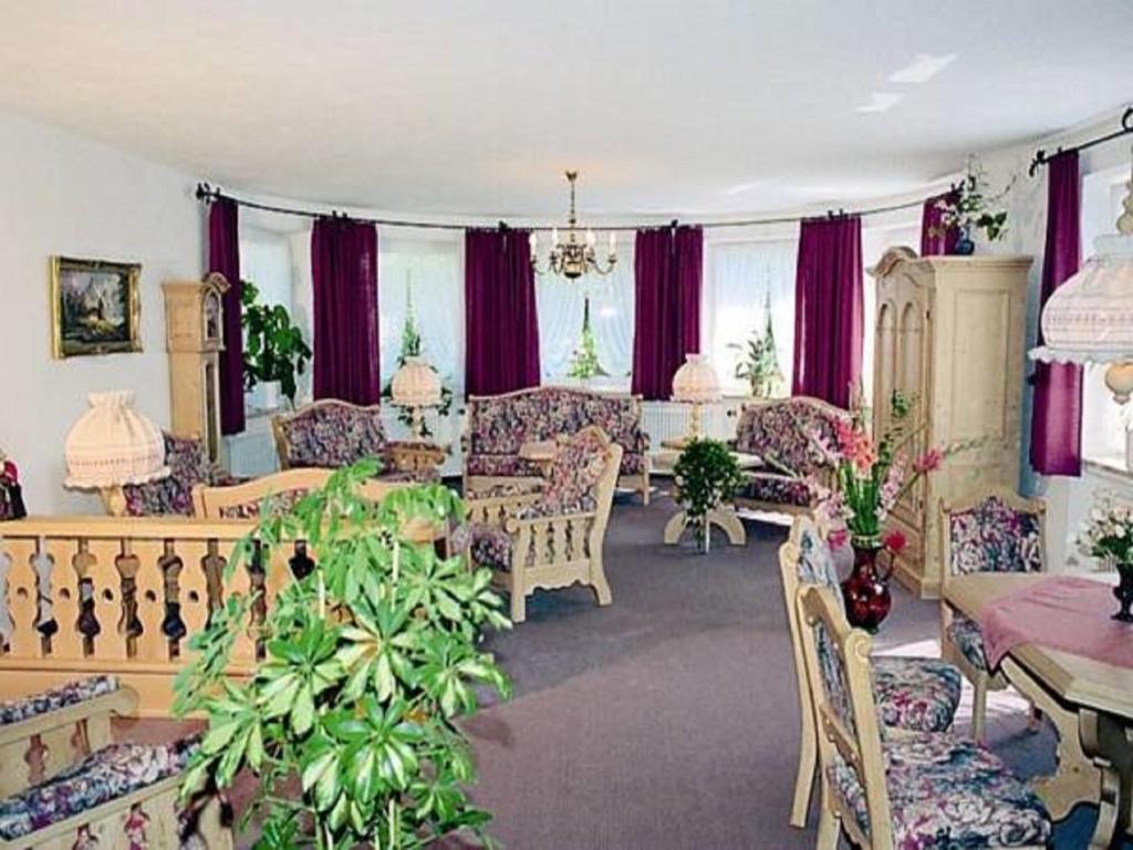 Posezení v ubytování Kurhotel Eichwaldeck