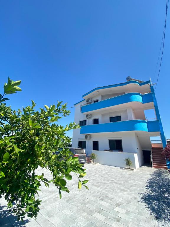 White & Blue Apartment\