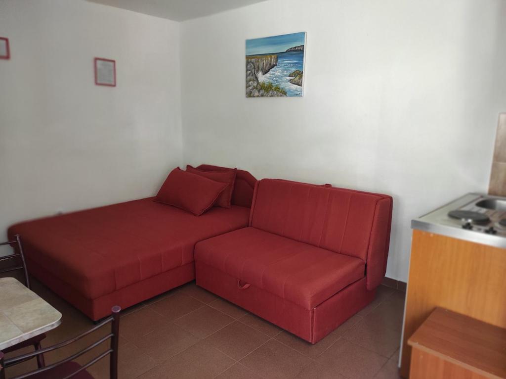Posezení v ubytování Apartmani Grozdanic Canj