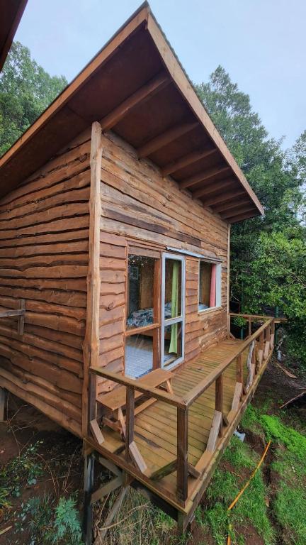 Zahrada ubytování CABAÑAS ALTO BELLAVISTA NIEBLA
