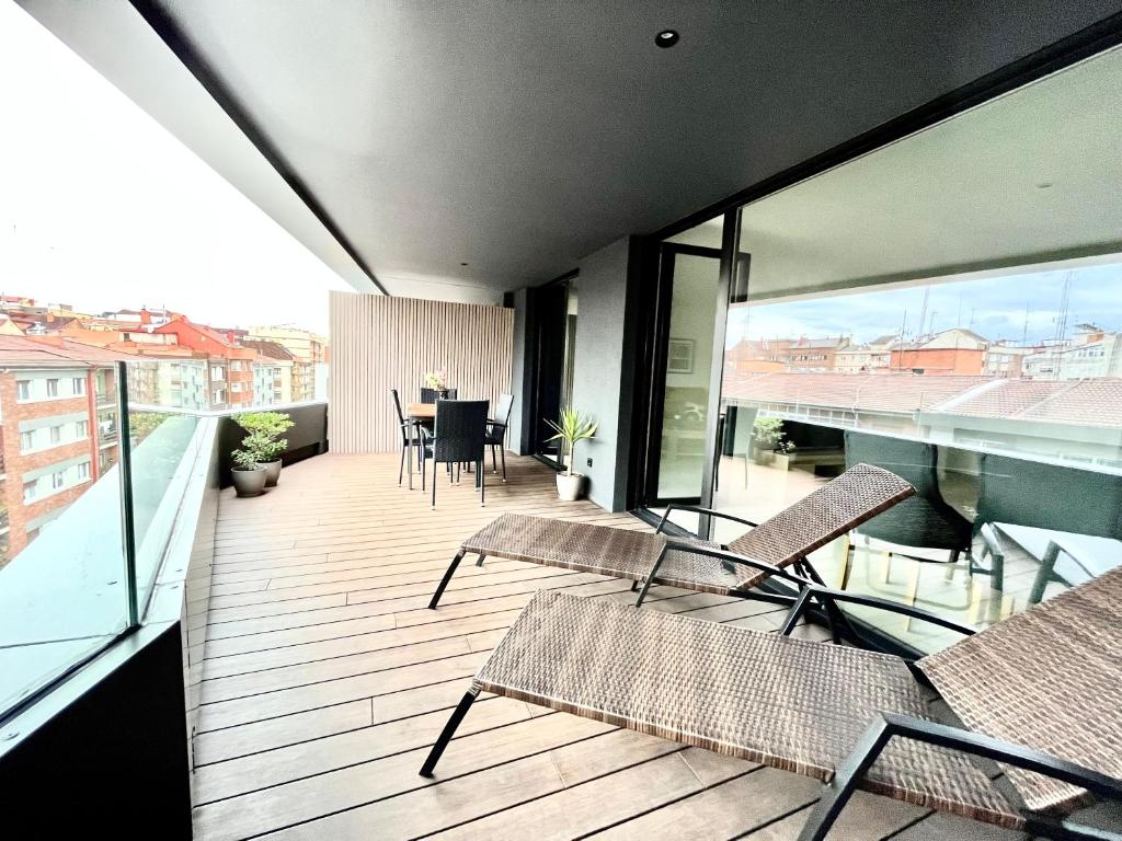 Apartamentos Apartamento de lujo al lado playa de San Lorenzo Parking gratis en Gijón, Asturias