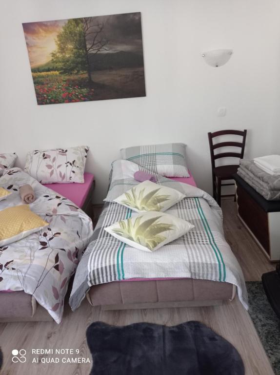 Posteľ alebo postele v izbe v ubytovaní Studio apartman Sonja