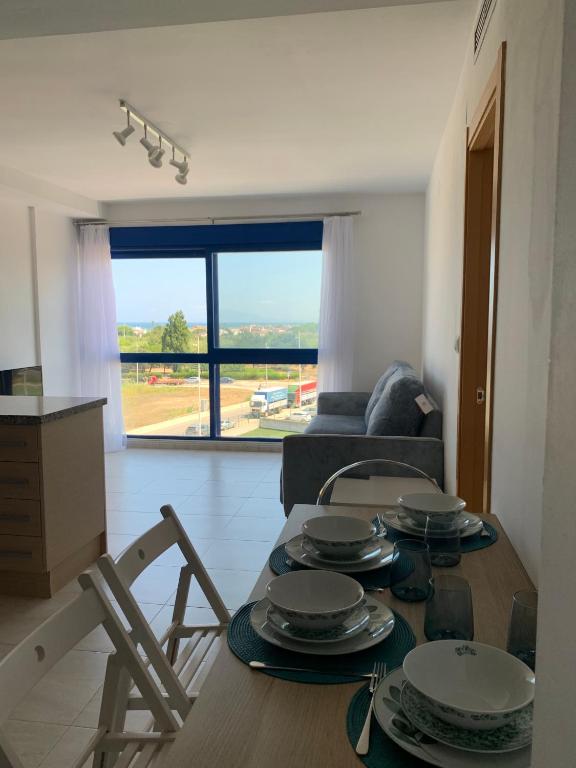 Posezení v ubytování Apartamento duplex Mediterránean view