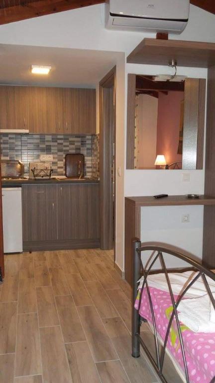 Kuchyň nebo kuchyňský kout v ubytování House Roula