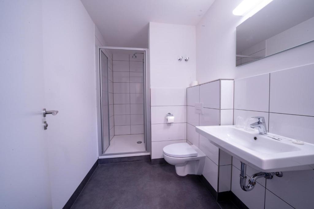 Koupelna v ubytování NeoHostel