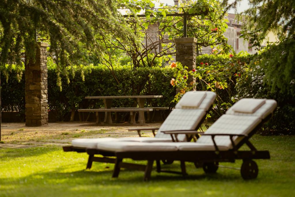 Zahrada ubytování Villa Dervio