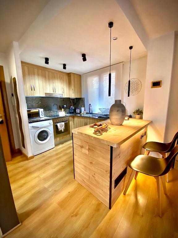 Kuchyň nebo kuchyňský kout v ubytování CAL DOMÈNEC RIALP - Dúplex con encanto - Se admiten mascotas