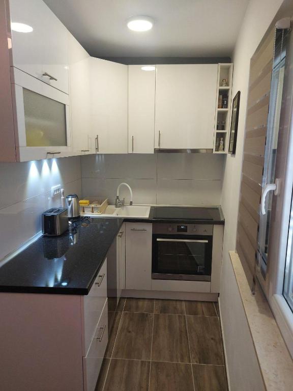 Kuchyňa alebo kuchynka v ubytovaní Apartments SARA