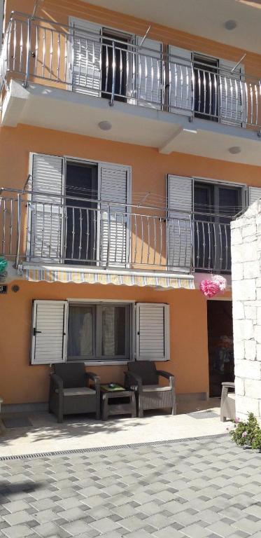 Balkón alebo terasa v ubytovaní Apartments SARA