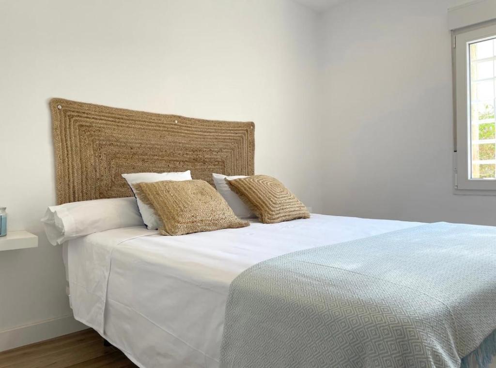 Postel nebo postele na pokoji v ubytování Precioso apartamento recién reformado