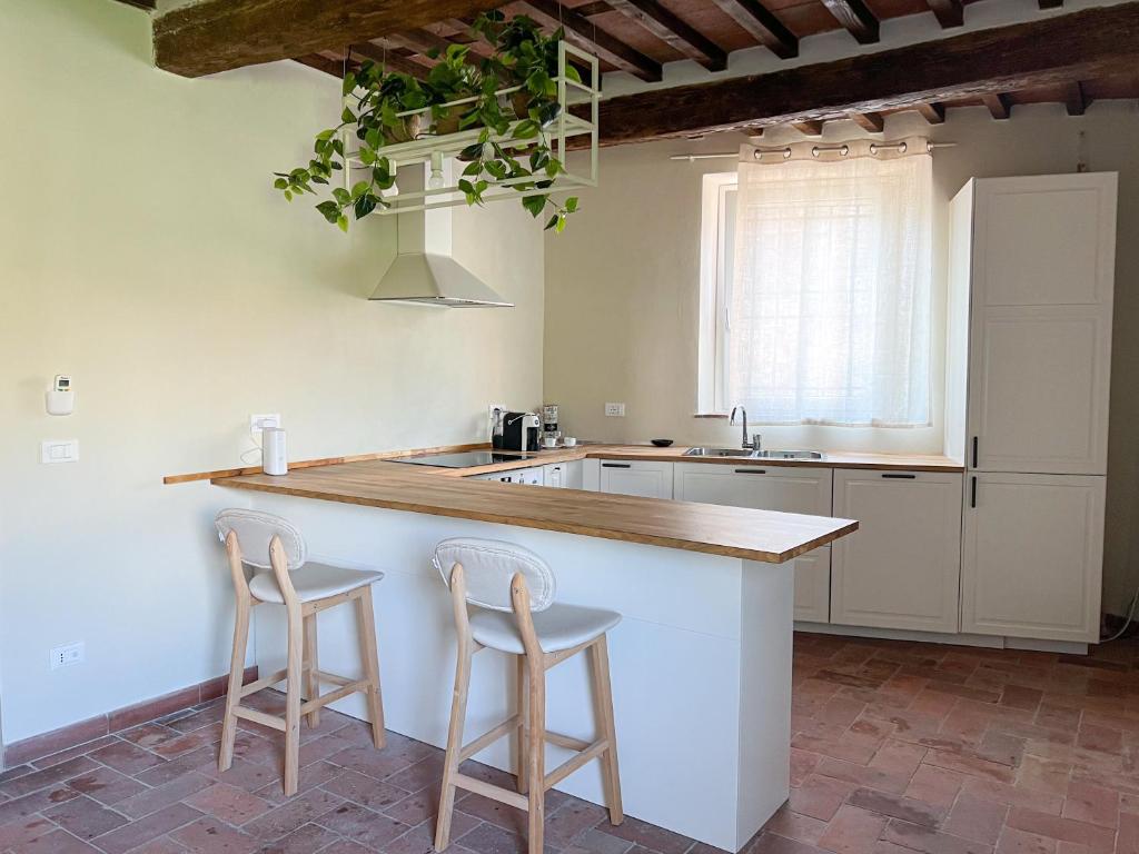 Kuchyň nebo kuchyňský kout v ubytování NEW! -Verderame Rooms & Suite in Lucca