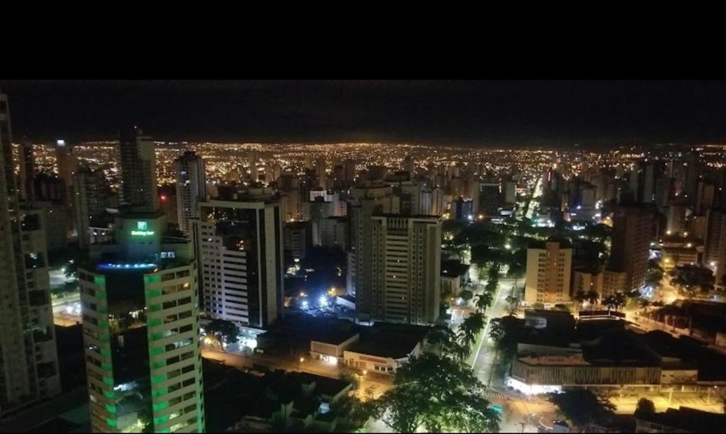 Nespecifikovaný výhled na destinaci Goiânia nebo výhled na město při pohledu z aparthotelu