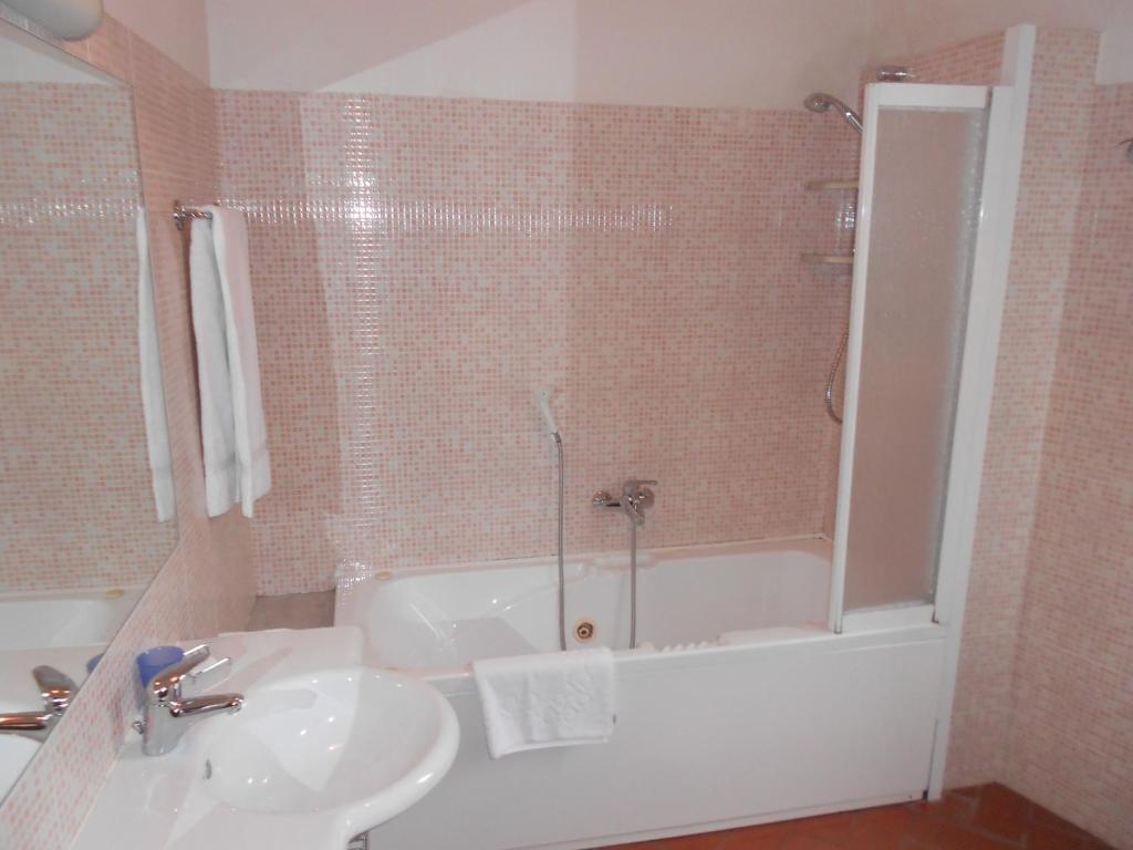 Kúpeľňa v ubytovaní Albergo Casa Al Sole