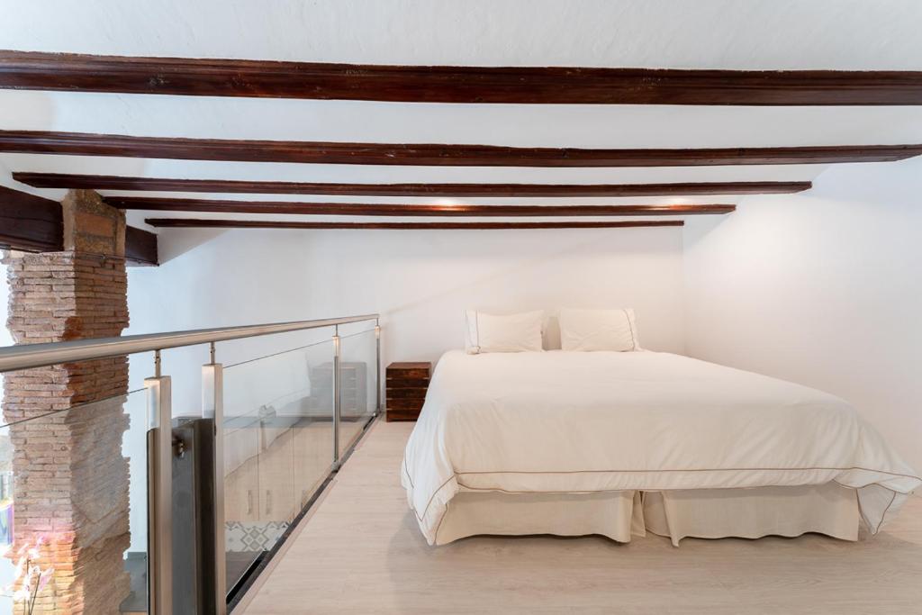 Postel nebo postele na pokoji v ubytování Suite Loft 4 PAX by costablancarent