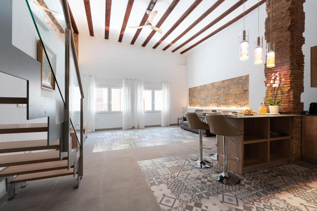 Posezení v ubytování Suite Loft 4 PAX by costablancarent