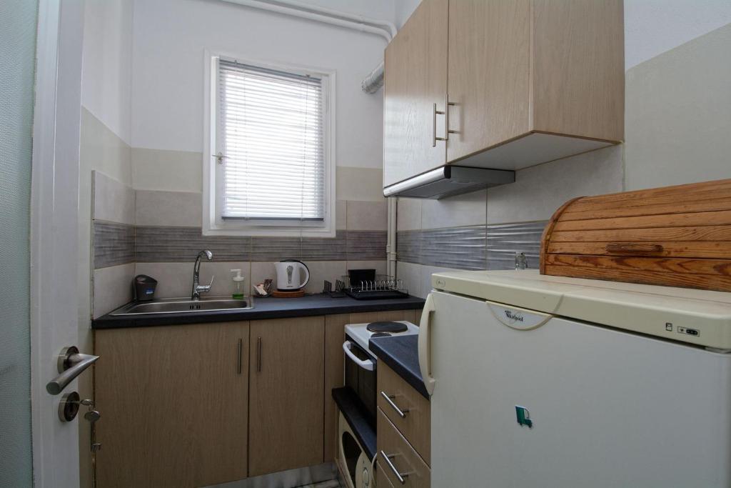 Kuchnia lub aneks kuchenny w obiekcie MAHE APARTMENT