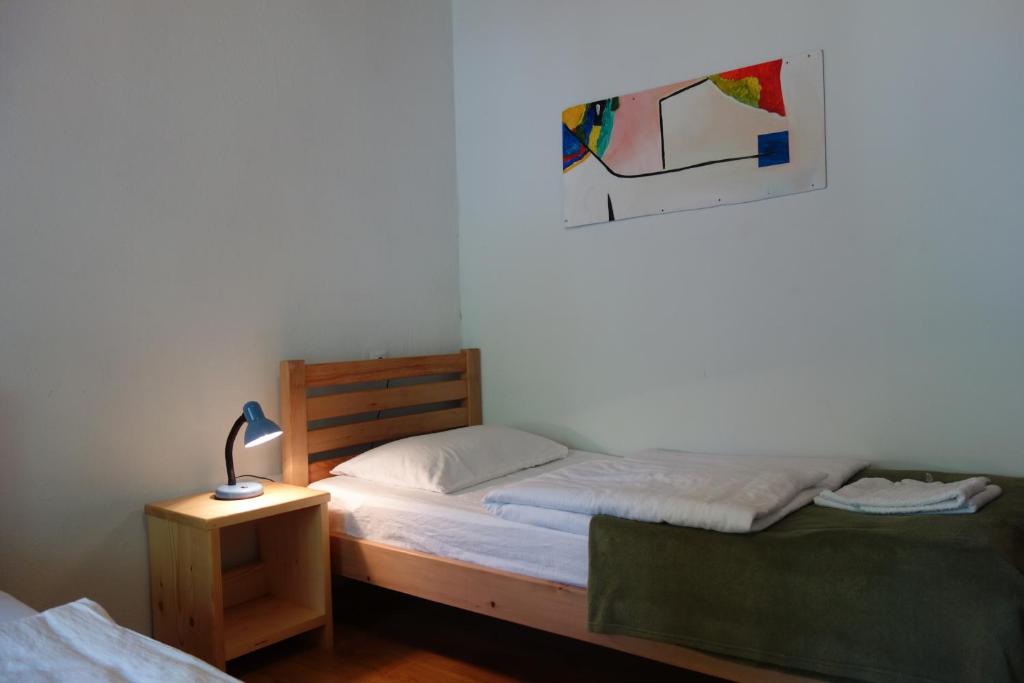 Llit o llits en una habitació de Guesthouse Mountain View