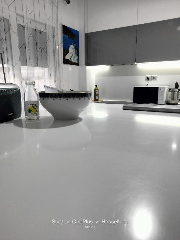 Kuchyň nebo kuchyňský kout v ubytování Modern-Lux Central 1 Bedroom Condo
