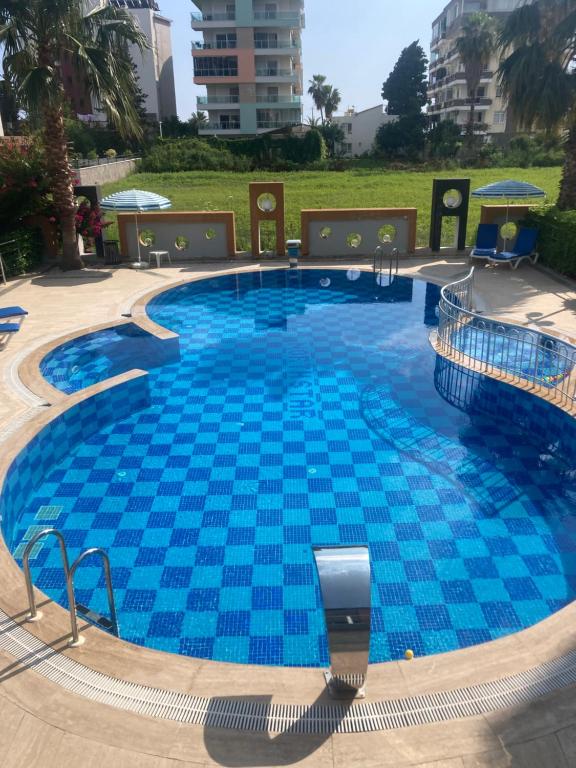 NorthStar LUXURY DUPLEX SEE VIEW 100m BEACH 2 bedrooms, 2 bathrooms, living room sofa 2 terraces, 1 balcony high floor Alanya Kestel