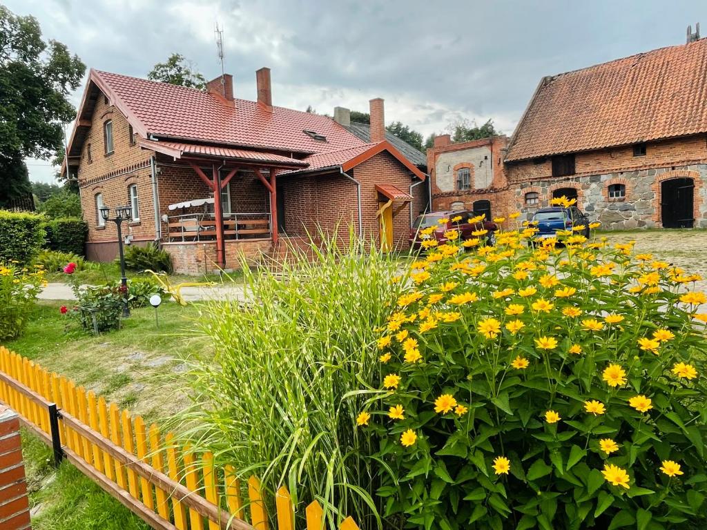 Vonkajšia záhrada v ubytovaní Agroturystyka Szerokopaś