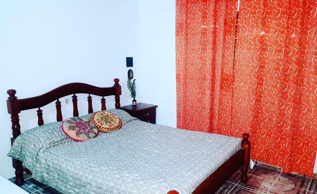 Casa Ayacucho 객실 침대