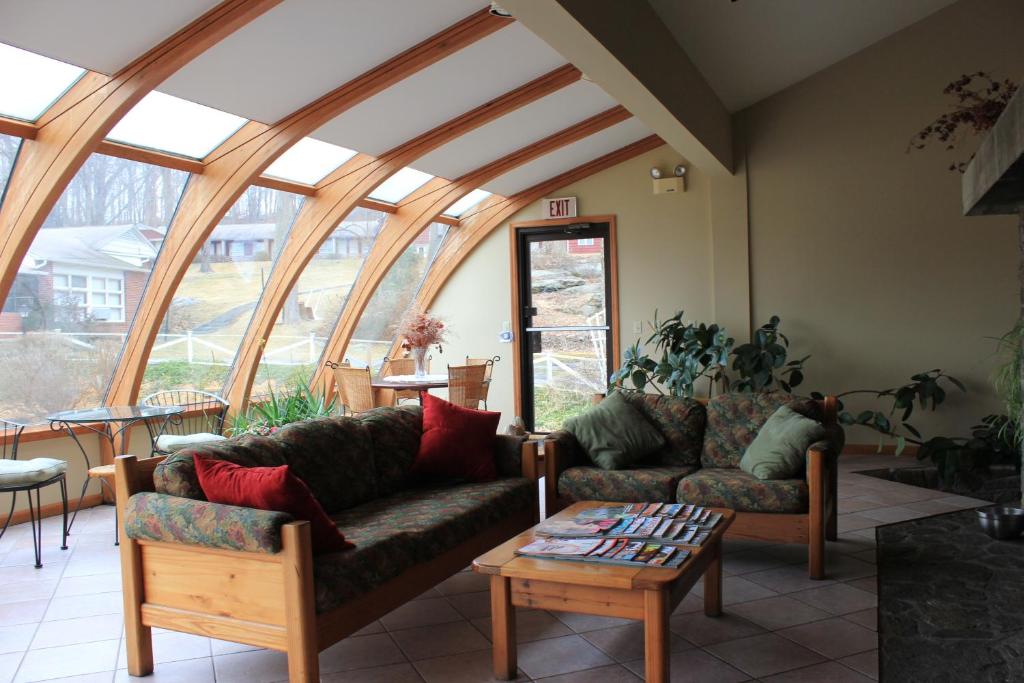 Posezení v ubytování Heidi's Inn