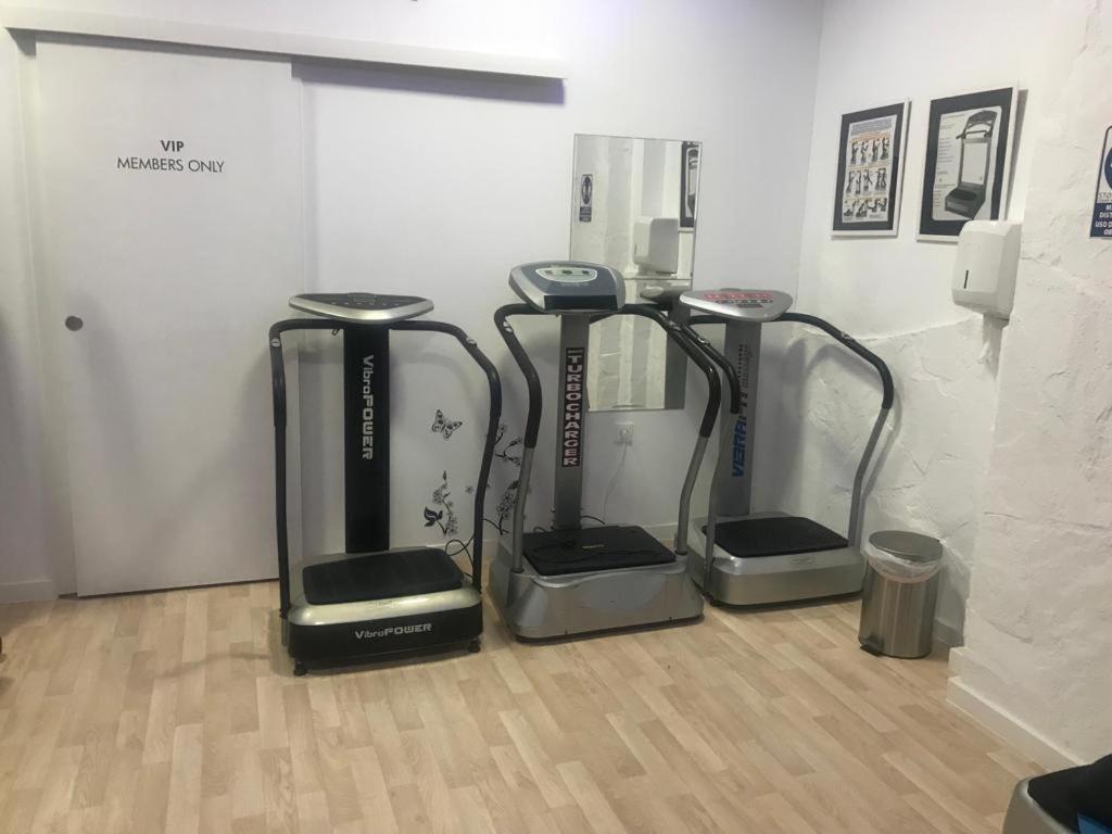 Fitness centrum a/nebo fitness zařízení v ubytování ViNALUX