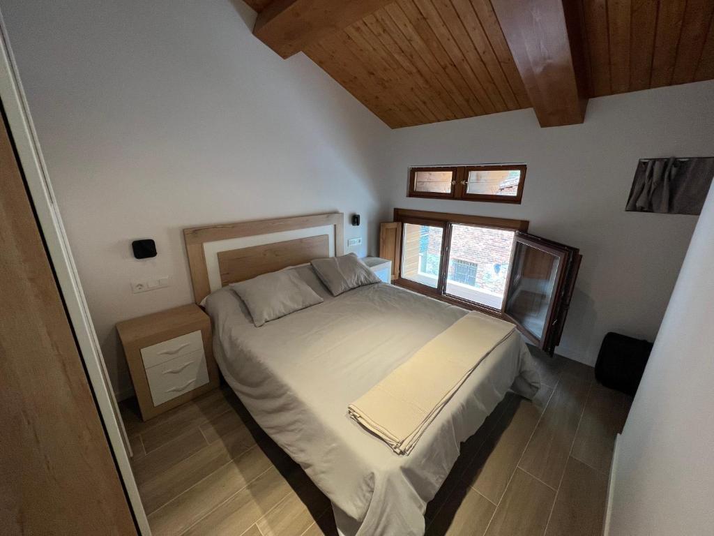 Postel nebo postele na pokoji v ubytování Palacio de Cambre
