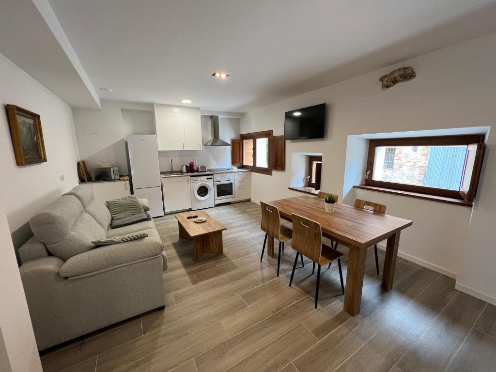 Kuchyň nebo kuchyňský kout v ubytování Palacio de Cambre