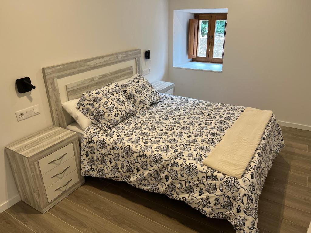 Postel nebo postele na pokoji v ubytování Palacio de Cambre