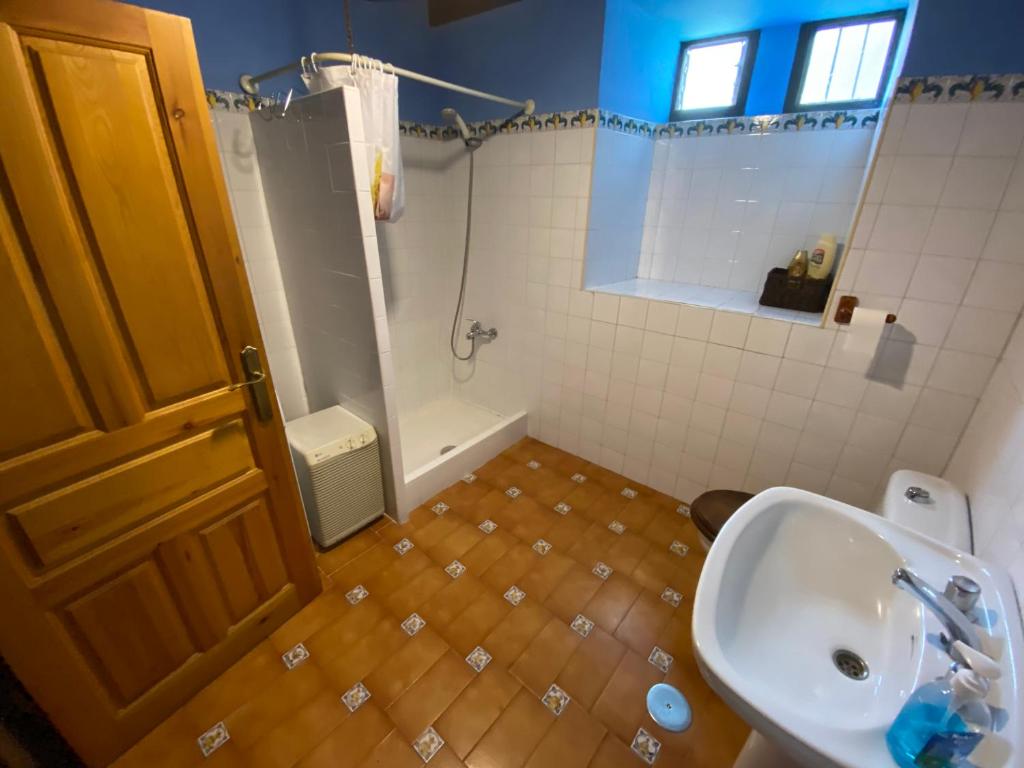 Koupelna v ubytování Vivienda vacacional Peña Tú