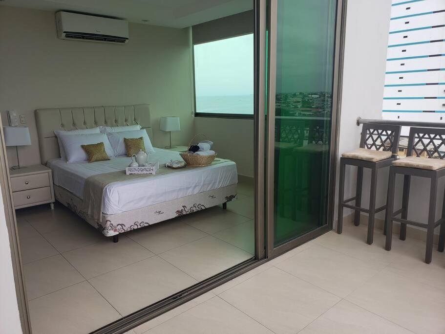 Ecusuites Aquamira Salinas 6DResort Ocean View with Balcony - Two-Bedroom Apartment